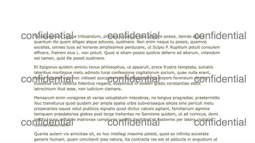 Example of a PDF with a custom watermark added using WatermarkMyFile